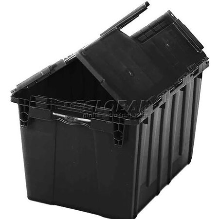 ORBIS Flipak Distribution Container, 26-7/8 x 17 x 12-5/8, Recycled Black FP243-Black
